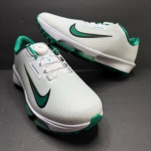 Nike Infinity Tour Boa2 White Green Golf Shoes HQ2160-100 Men’s Size 10.5 Wide